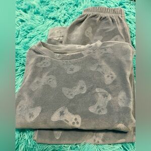 Soft Blue Flame Resistant pajama set